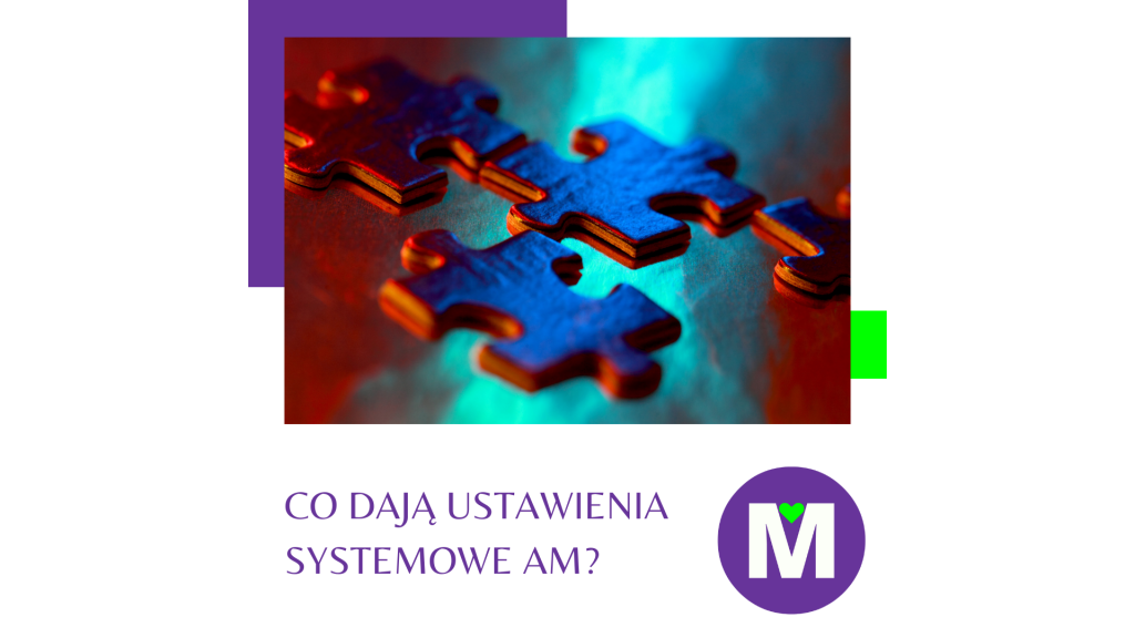 co dają ustawienia systemowe? wewnętrzną integrację i wolność co obrazują układane w całość puzzle