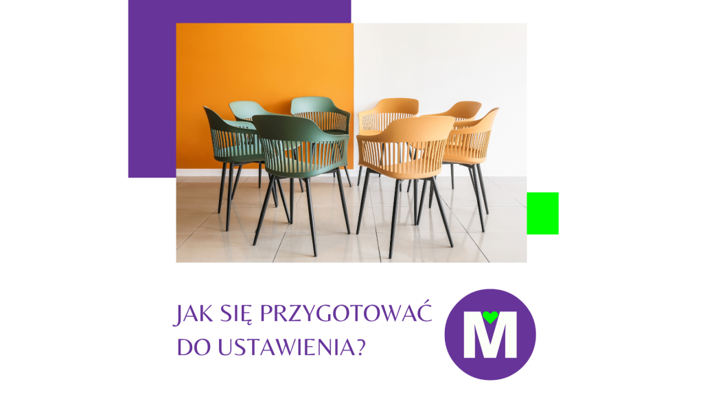 Sala terapeutyczna przygotowana do ustawień systemowych.